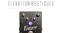 Desktop Screenshot of elevationboutiques.com