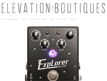 Tablet Screenshot of elevationboutiques.com